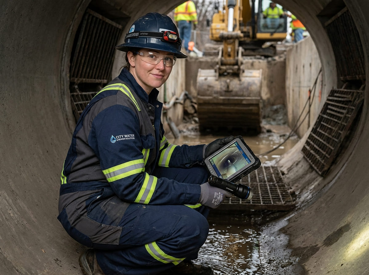 Sewer Line Inspection & Replacement in Goodrich